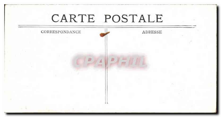 Paris CPA Porte Saint Denis — Verso