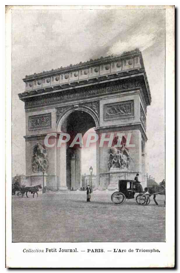 Paris CPA Arc de Triomphe