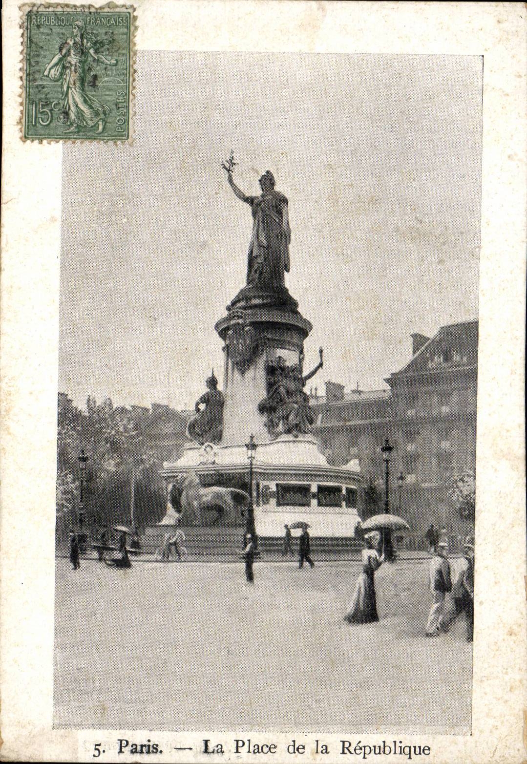 Paris CPA Place de la Republique