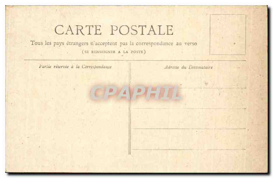 Paris CPA Horloge du palais de justice — Rückseite
