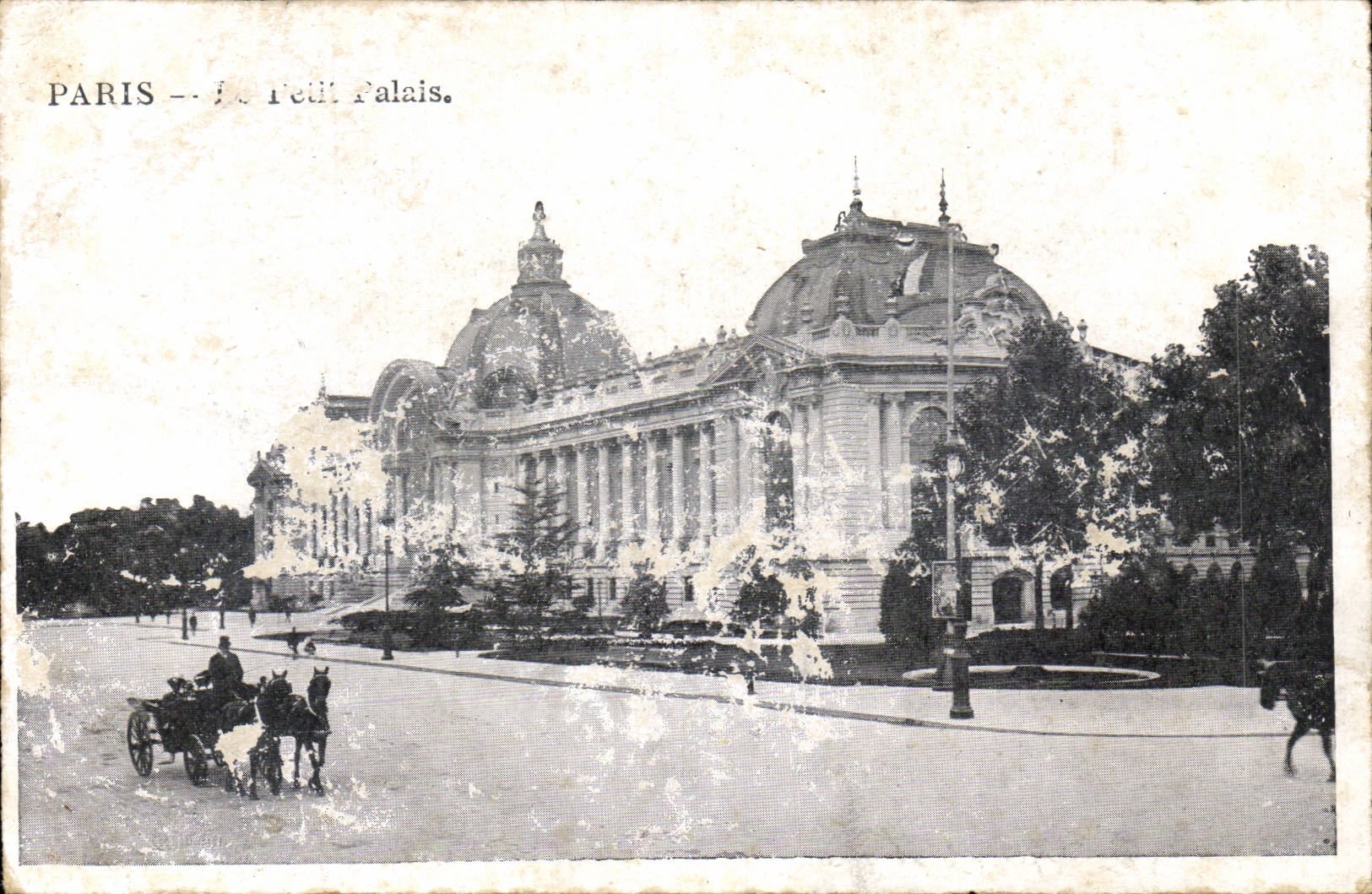 Paris Antike Ansichtskarte Das Kleine Palais