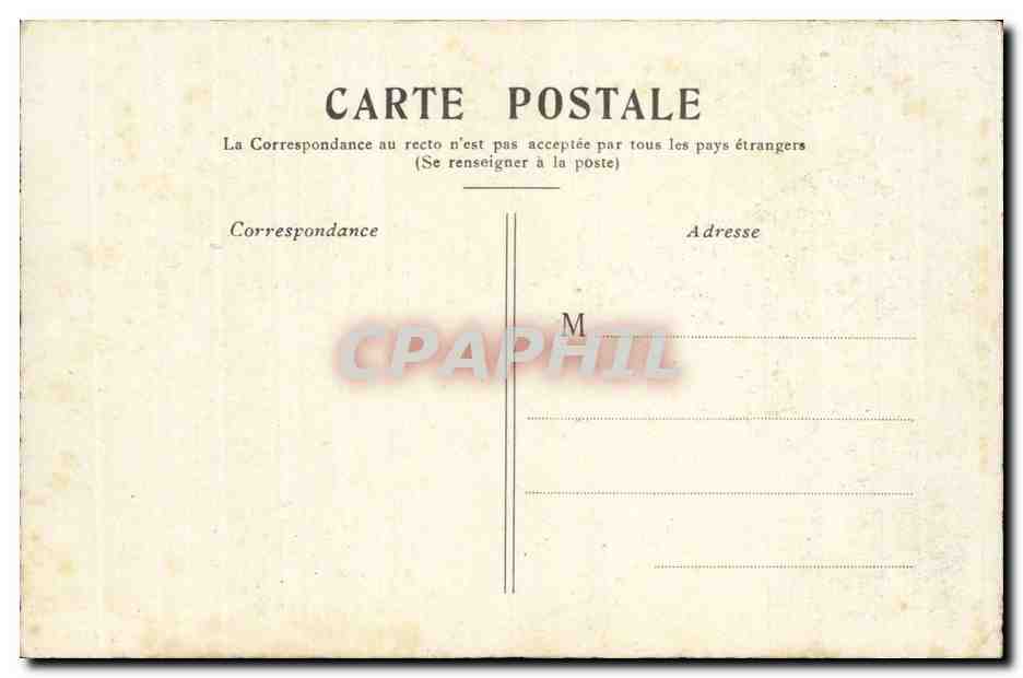 Paris CPA La Tour Eiffel — Rückseite