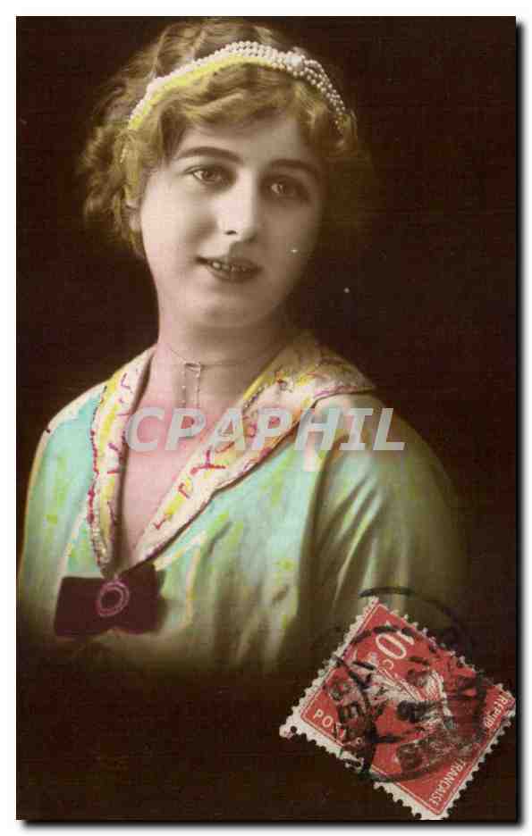 CPA Fantaisie Femme Bonne annee