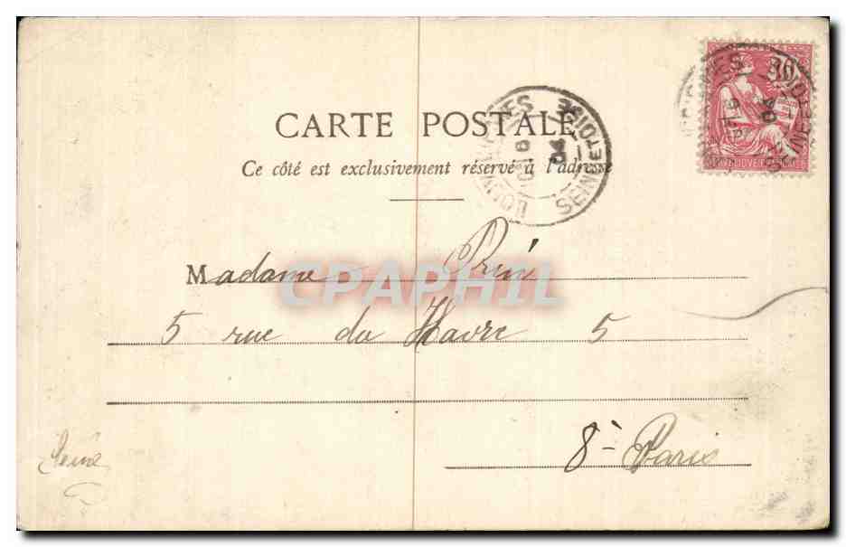 CPA Fantaisie Enfant — Verso