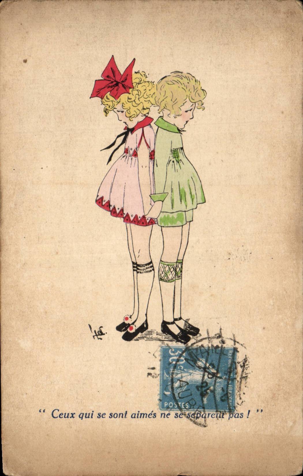 CPA Fantaisie Enfants