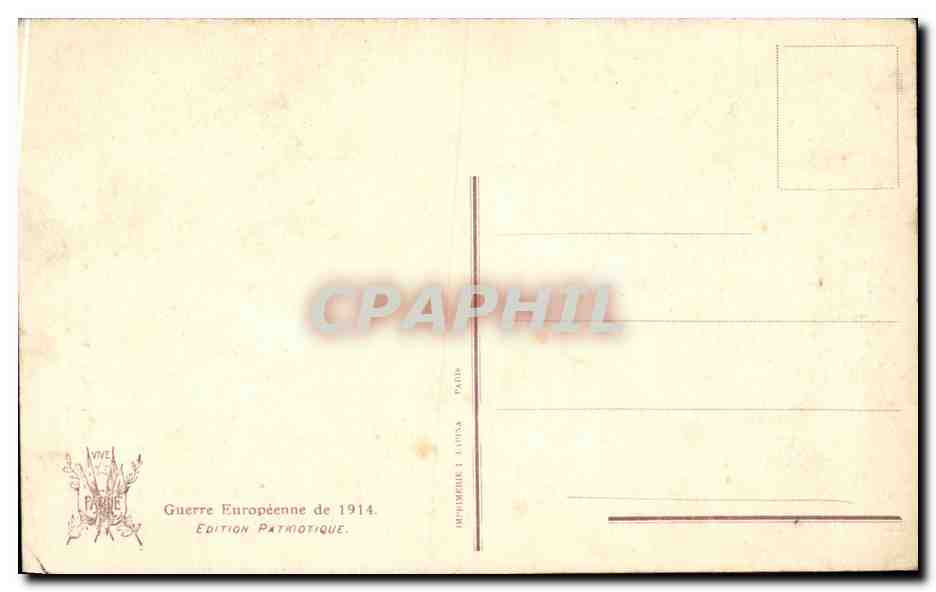 CPA Christ Qu'ont ils fait de ma maison ? — Rückseite