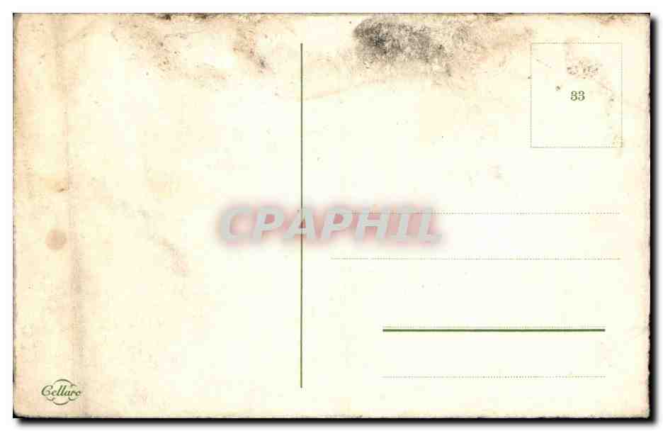 CPA Fantaisie Fleurs — Verso
