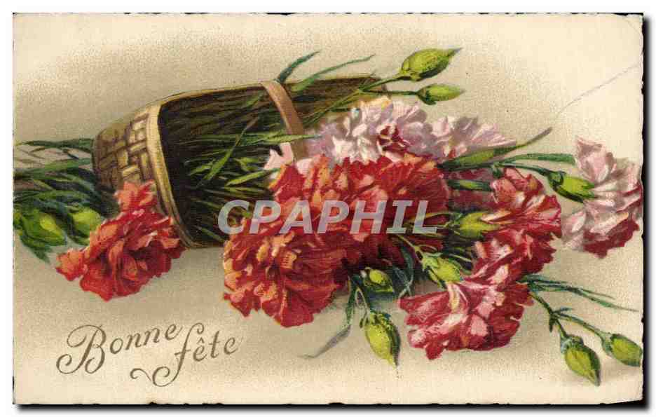 CPA Fantaisie Fleurs