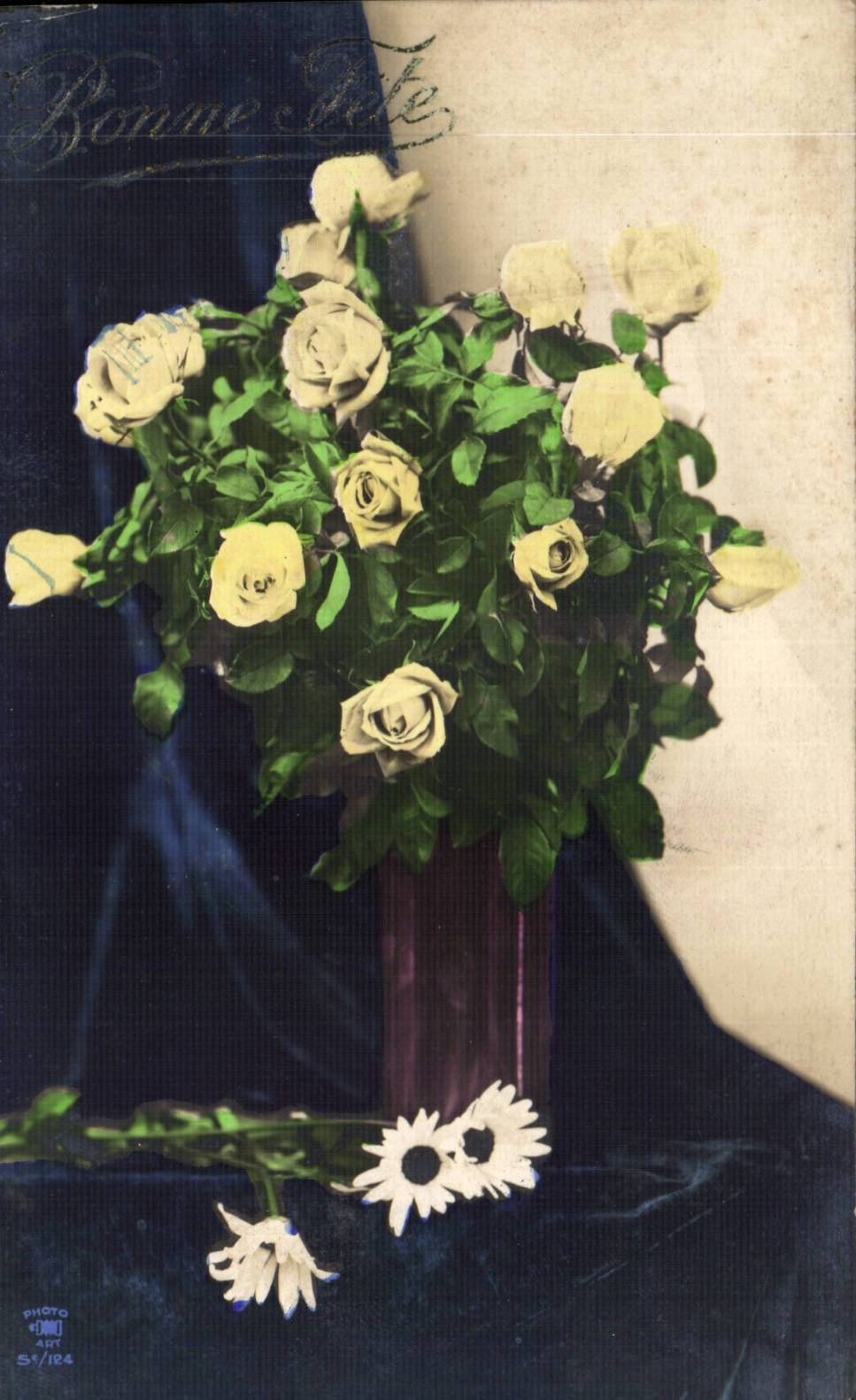 CPA Fantaisie Fleurs 