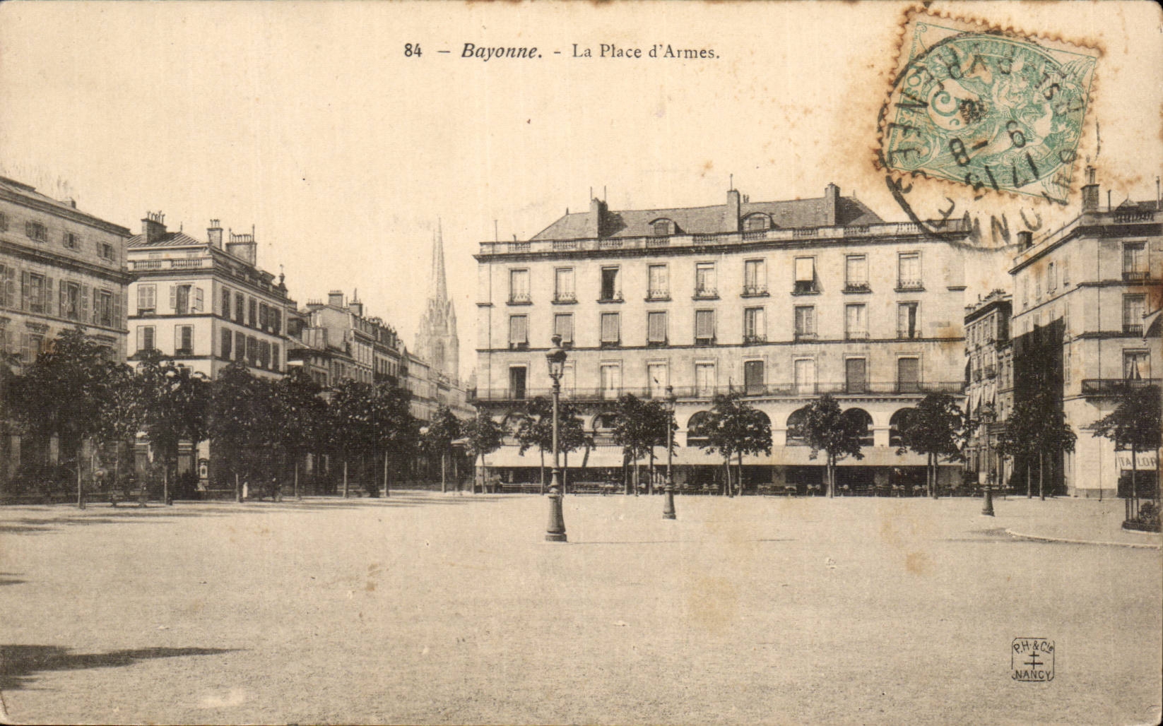 Bayonne CPA Place d'armes