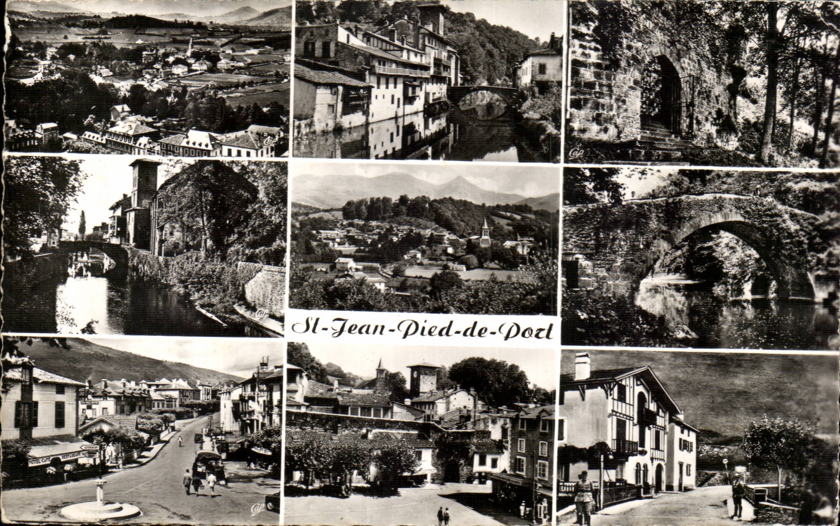 Saint Jean Pied de Port CPM Vue generale sur le col d'Ispeguy Maisons basques