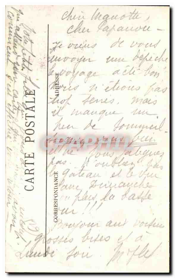 CPA Bayonne Le pont St Esprit — Verso