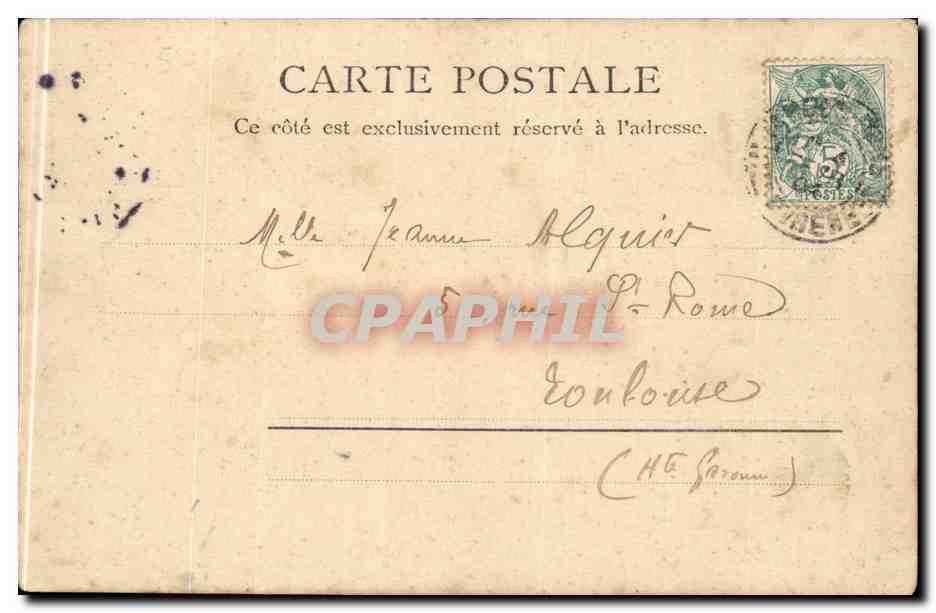 Les Allées-Marines — Bayonne — R.&J.D. 10583 eina — Rückseite