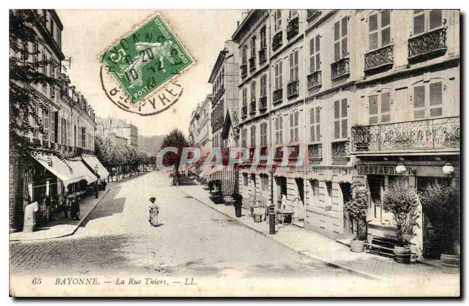 Bayonne — La Rue Thiers — LL.