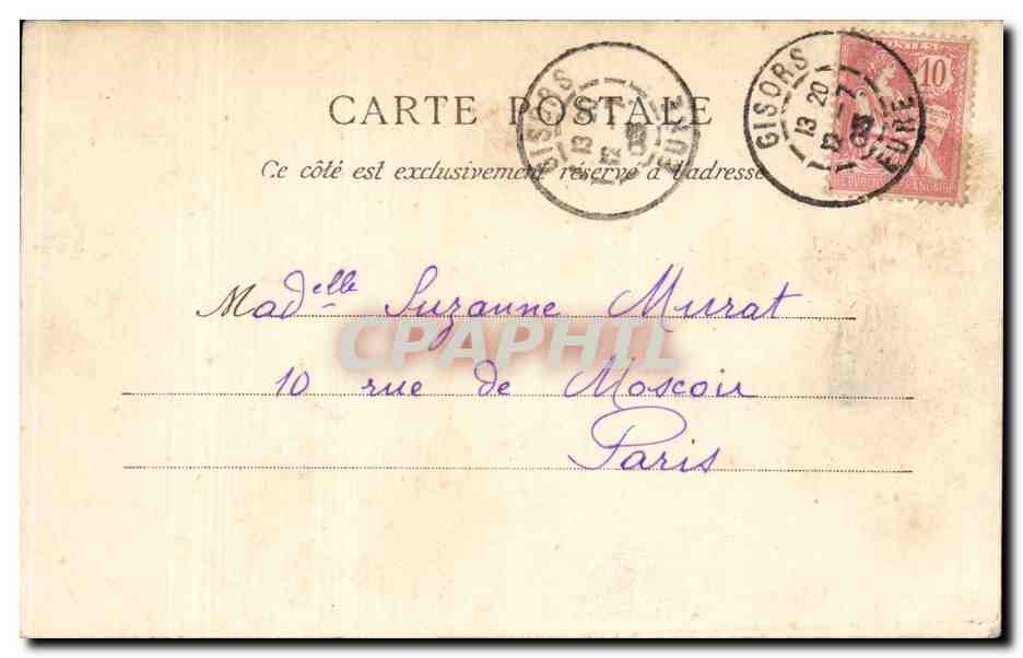 Gisors — Les vieux Remparts et les Tours — Éditeur inconnu, n° 30 — Verso