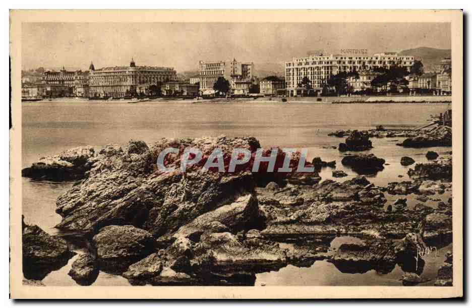 CPA Cannes Les hotels vus du Palm Beach casinoe