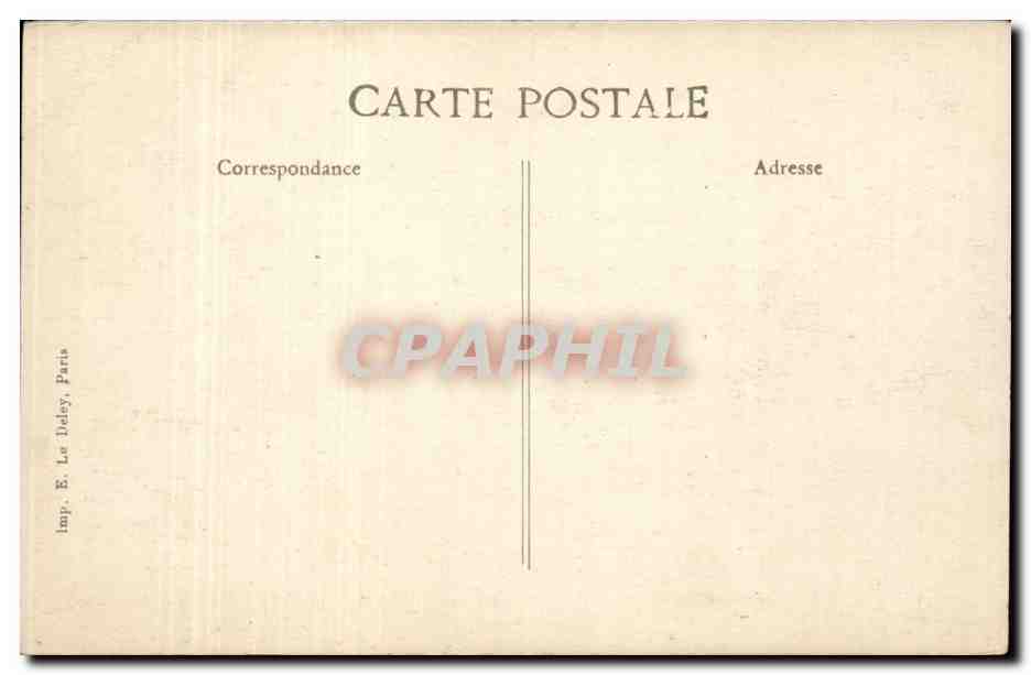 CPA Chateau de Mesnieres Le salon des Quatre Tambours — Rückseite
