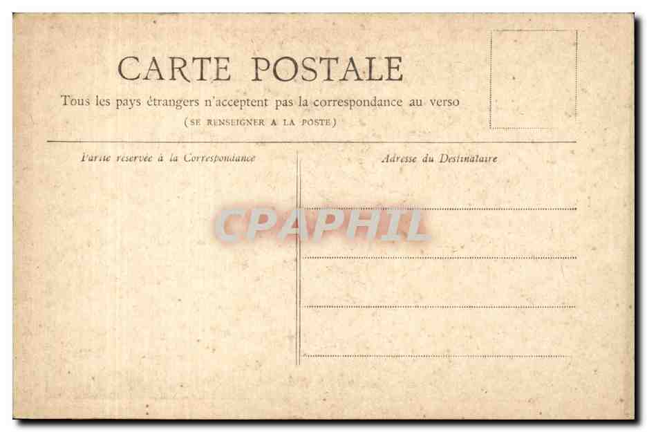 Paris CPA La porte Saint Denis — Verso