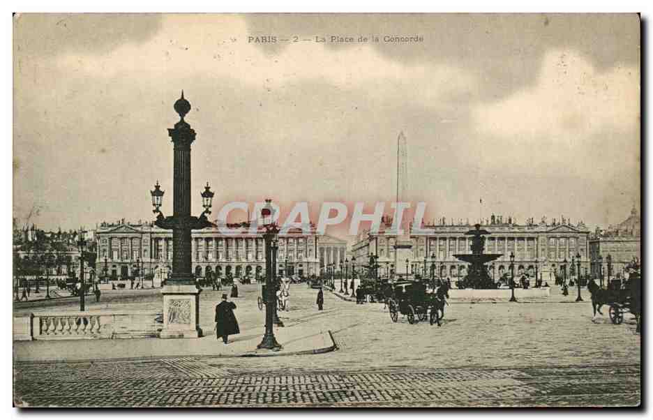 Paris CPA Place de la Concorde
