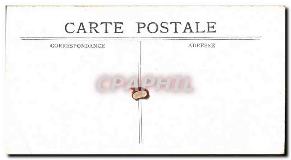 Paris CPA La Madeleine — Verso
