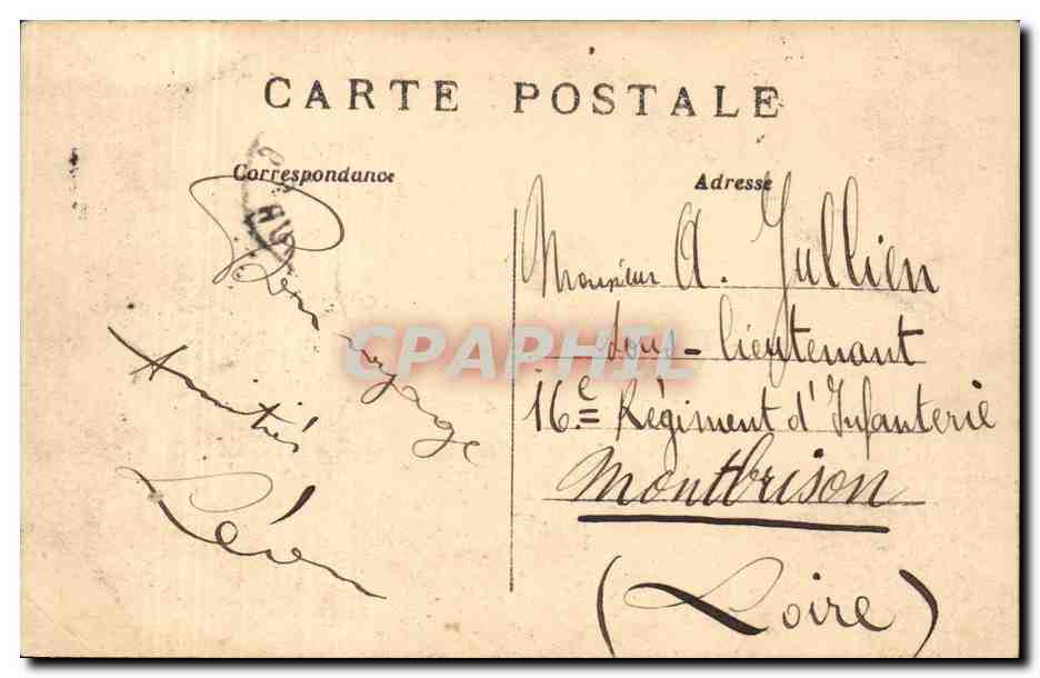 Paris CPA Boulevard et porte Saint Denis — Verso