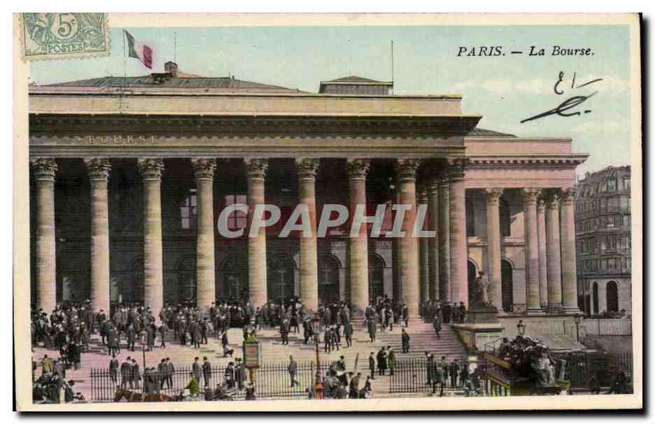 Paris CPA La Bourse