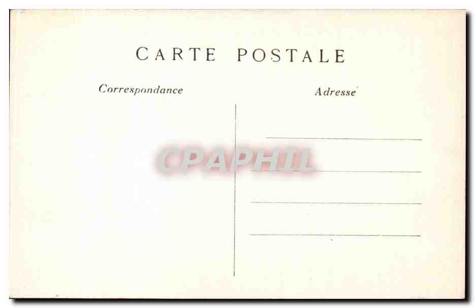 Paris CPA Square du Louvre — Rückseite