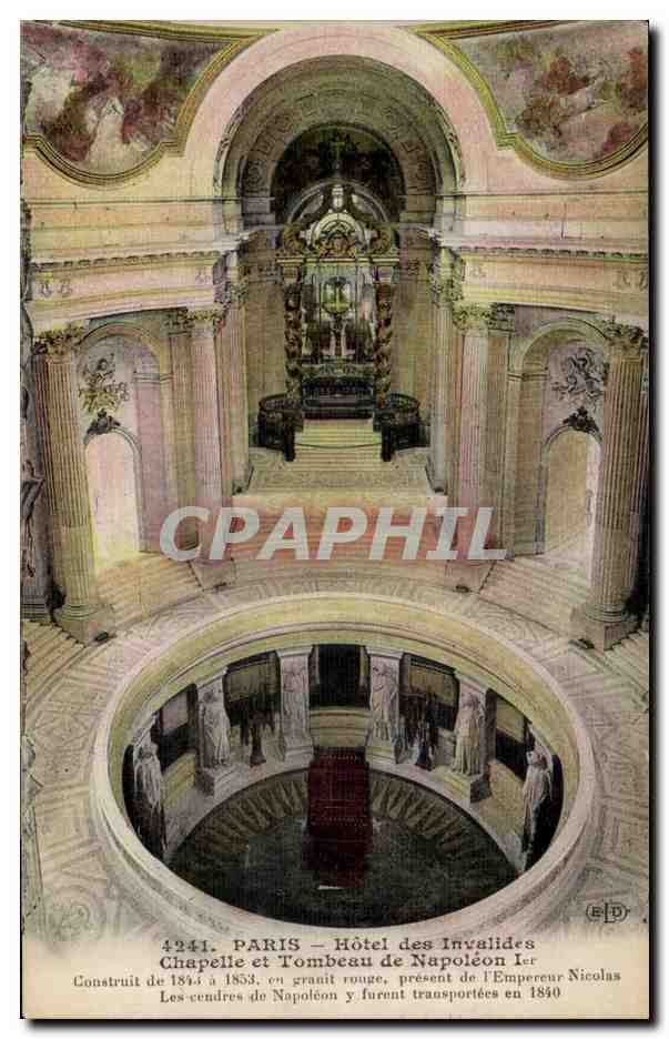 Paris CPA Hotel des invalides Tombeau de Napoleon 1er