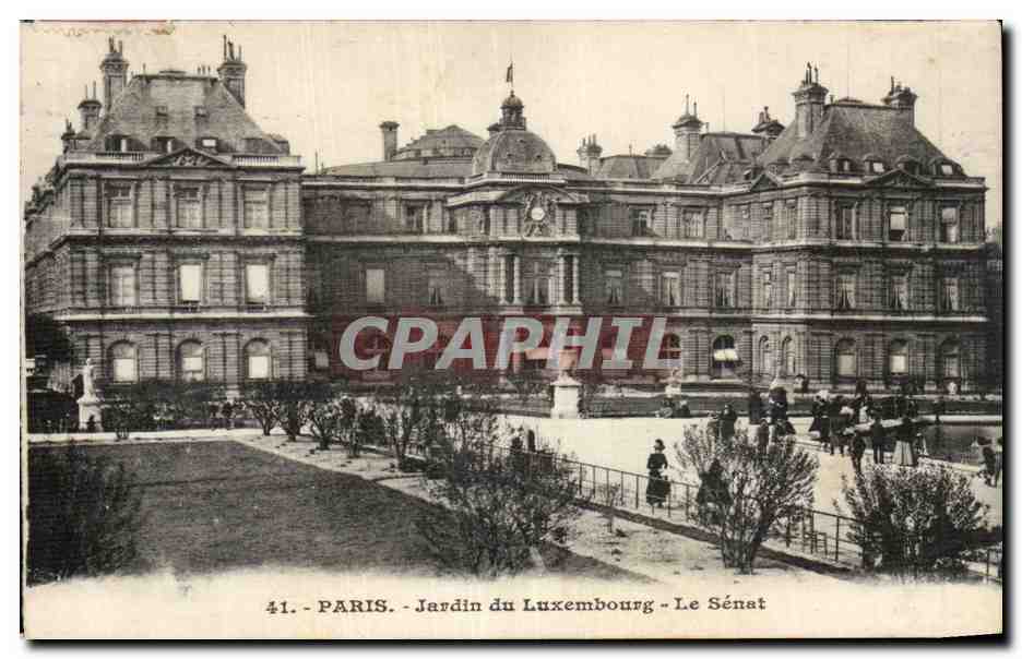 Paris CPA Jardin du Luxembourg Senat