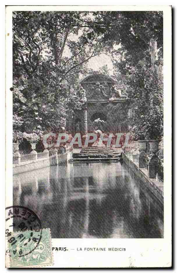 Paris CPA Fontaine medicis