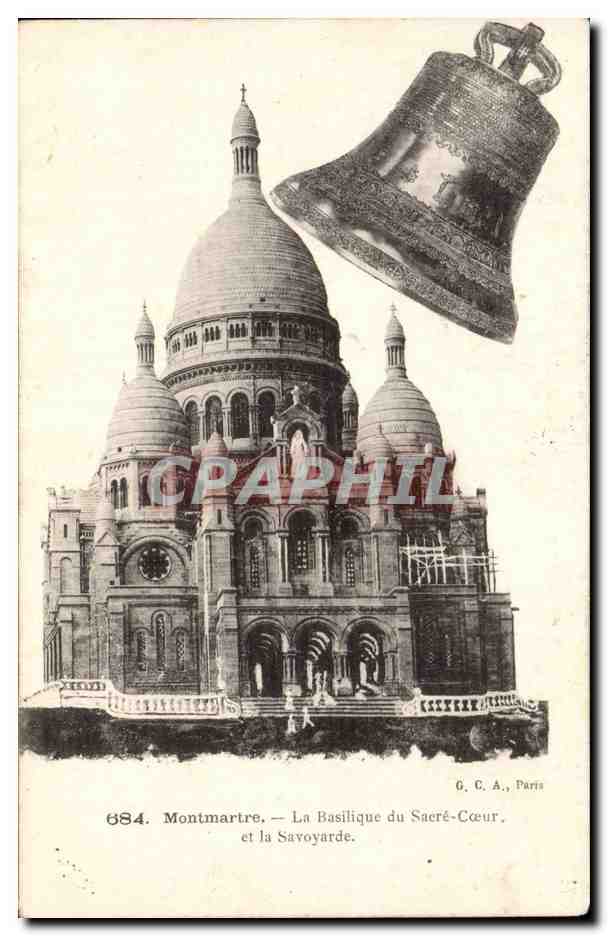 Paris CPA SAcre Coeur Montmartre Cloche