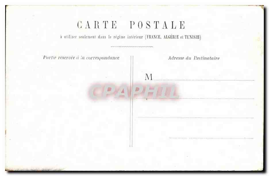 Paris CPA La madeleine — Verso