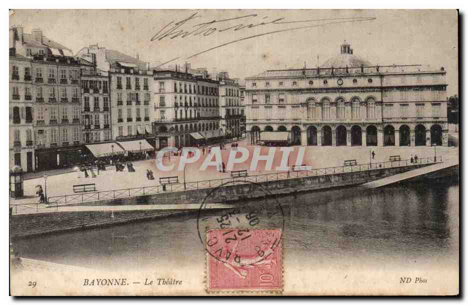 Bayonne CPA Le theatre