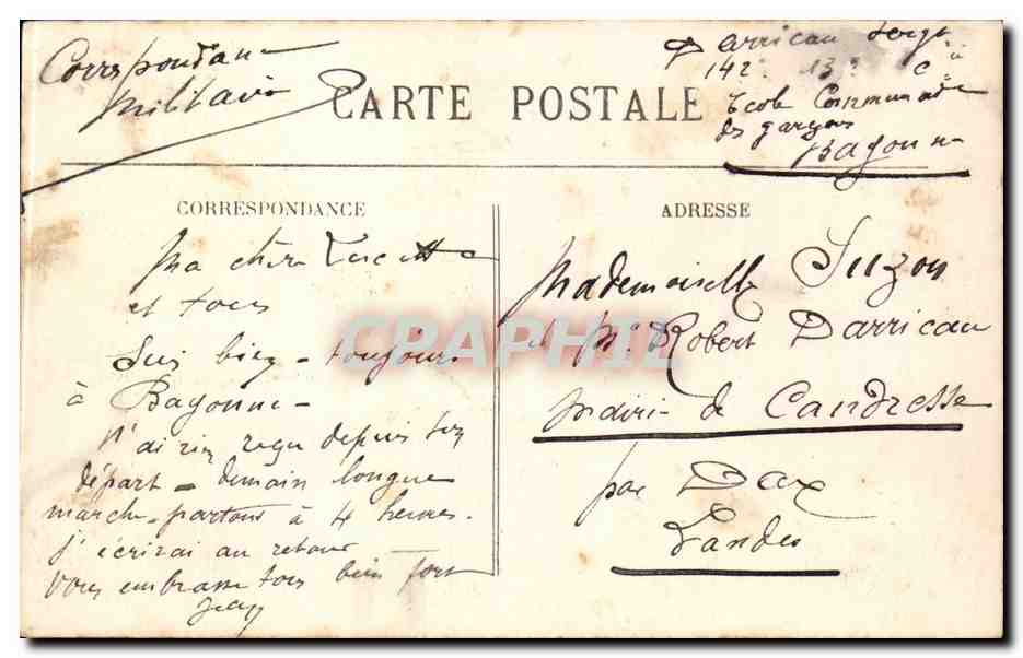 Bayonne - Les Allées Marines — BR - 2597 — Rückseite