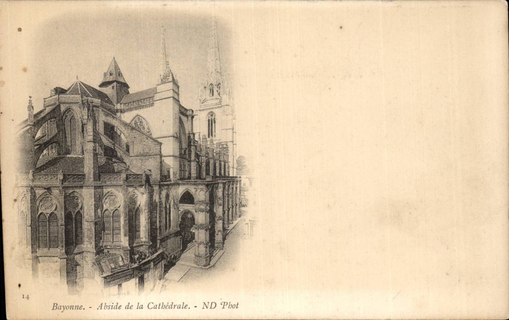 Bayonne - Abside de la Cathédrale — ND Phot, n°14
