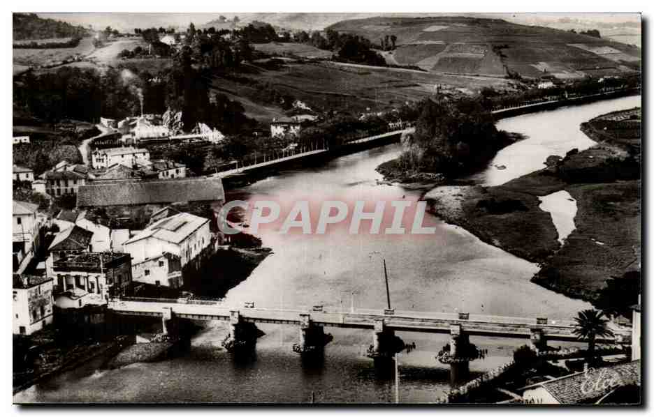 Behobie (B.P.) — Le Pont International et l'Île des Faisans — L. Chatagnan, 92, Cours Victor-Hugo — Bordeaux