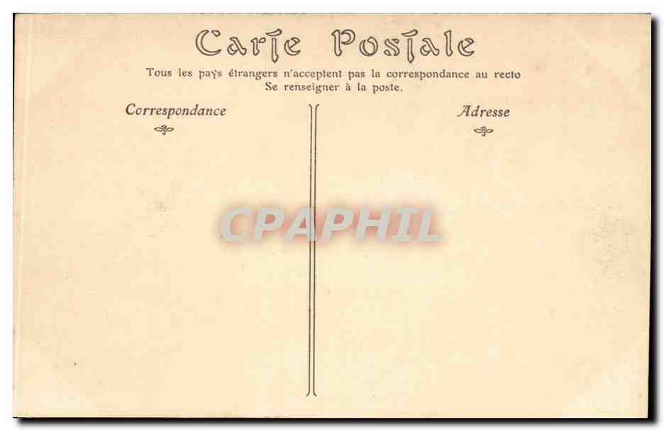 Paris CPA la chapelle expiatoire — Verso