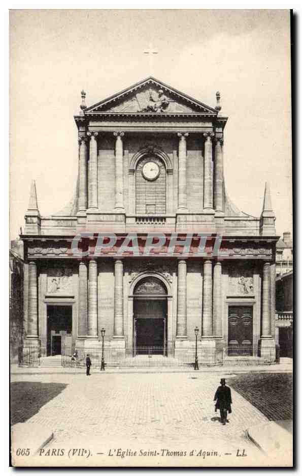 Paris CPA Eglise Saint Thomas d'Aquin