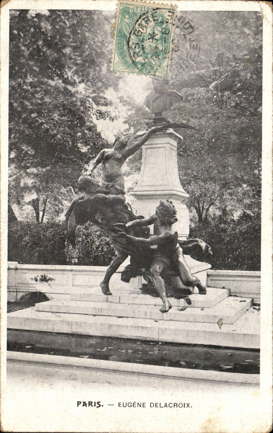 Paris CPA Eugene Delacroix