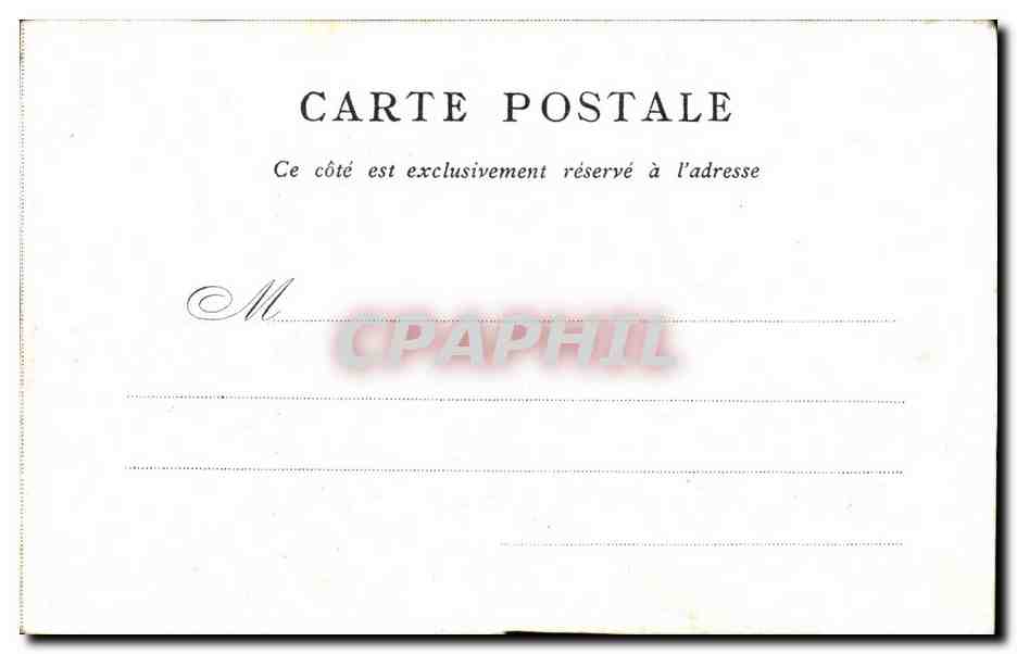 Paris CPA Place de la Concorde — Verso
