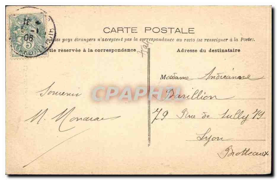 Paris CPA Notre DAme — Rückseite
