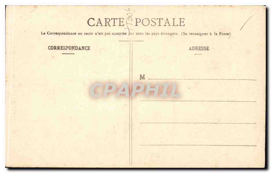 Paris CPA Notre DAme — Rückseite