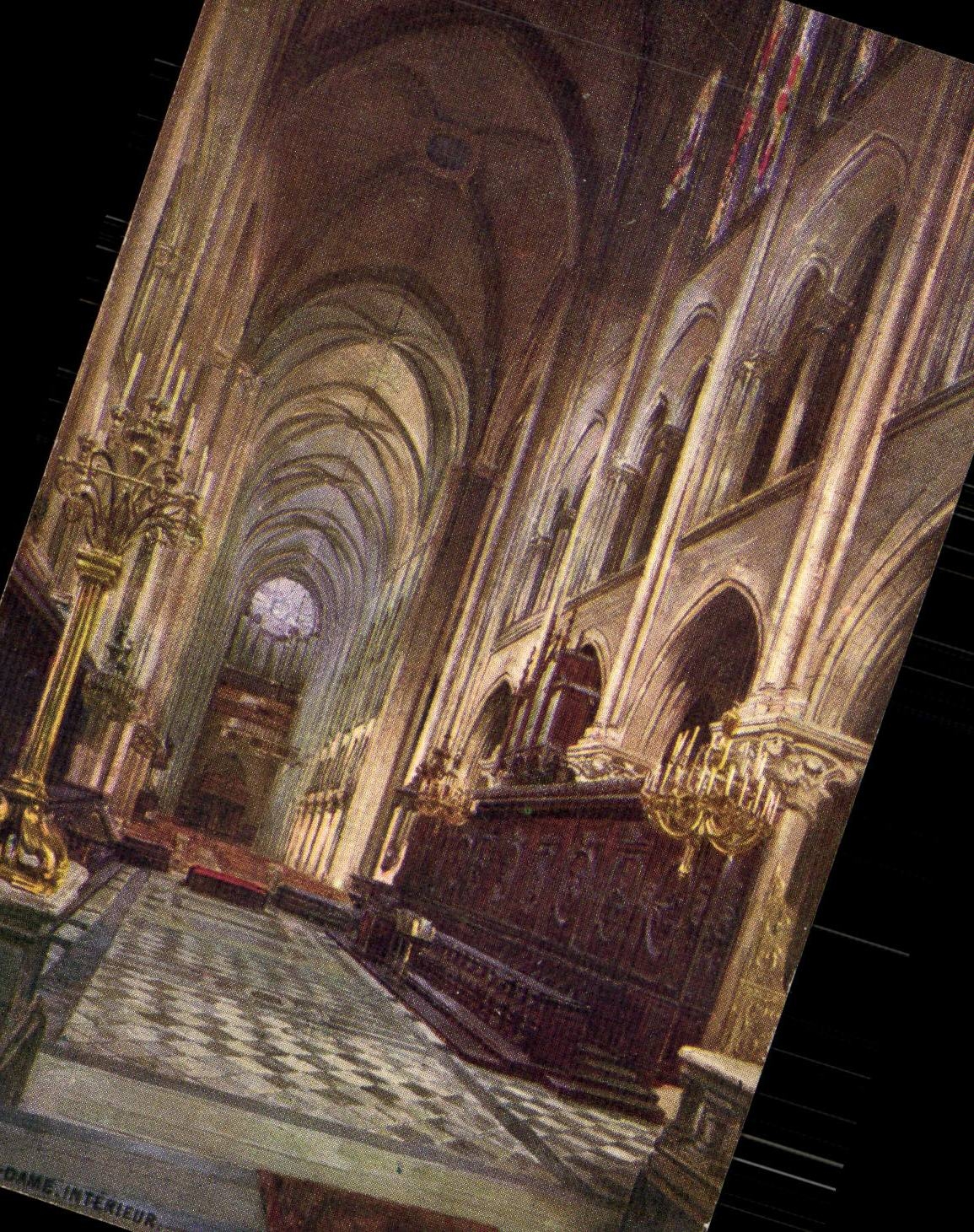Paris CPA Notre Dame Interieur