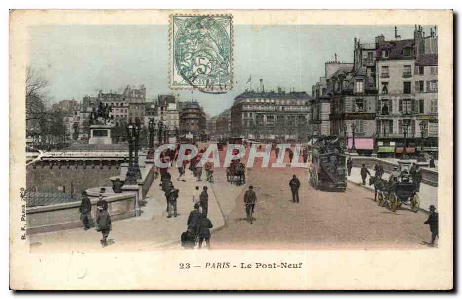 Paris CPA Pont neuf
