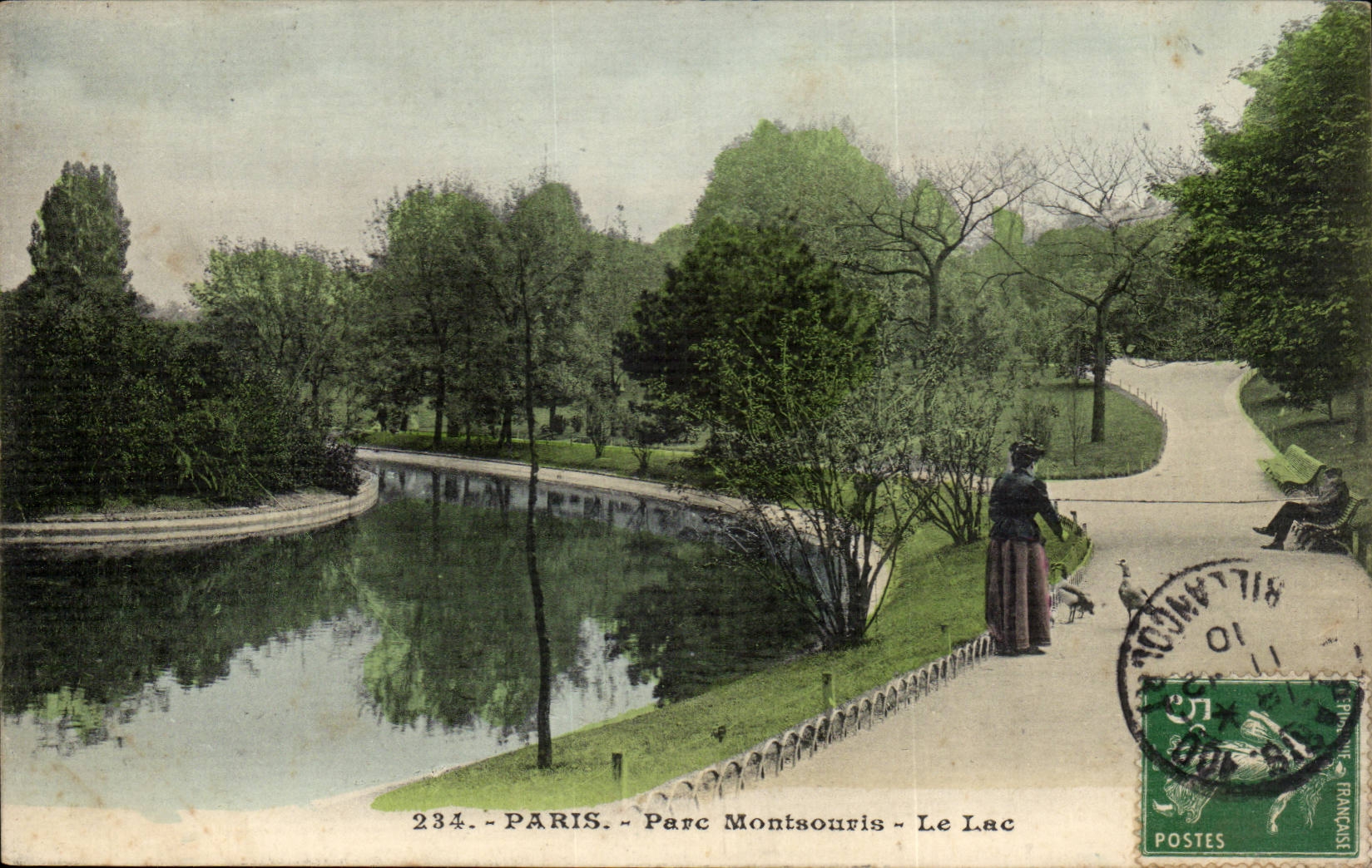 Paris CPA Parc Montsouris Le lac