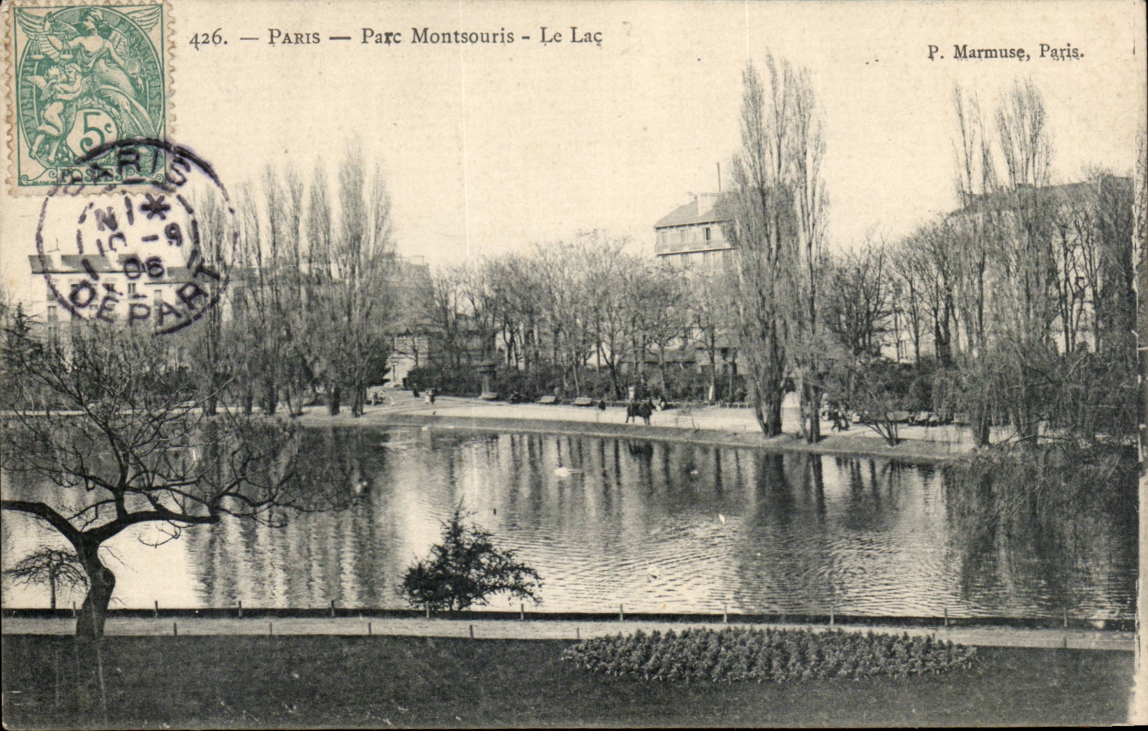 Paris CPA Parc Montsouris Le lac