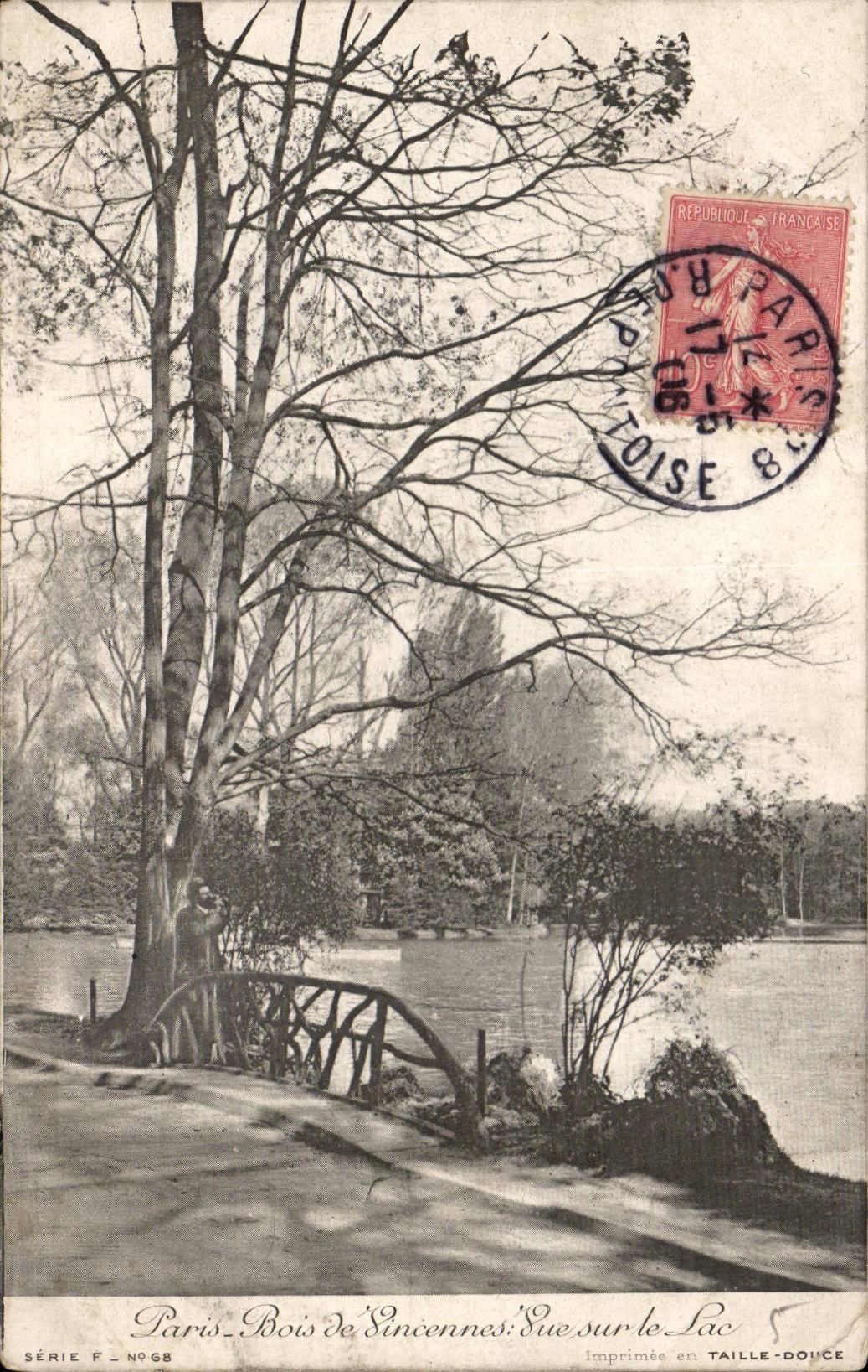 Paris CPA Bois de Vincennes Le lac