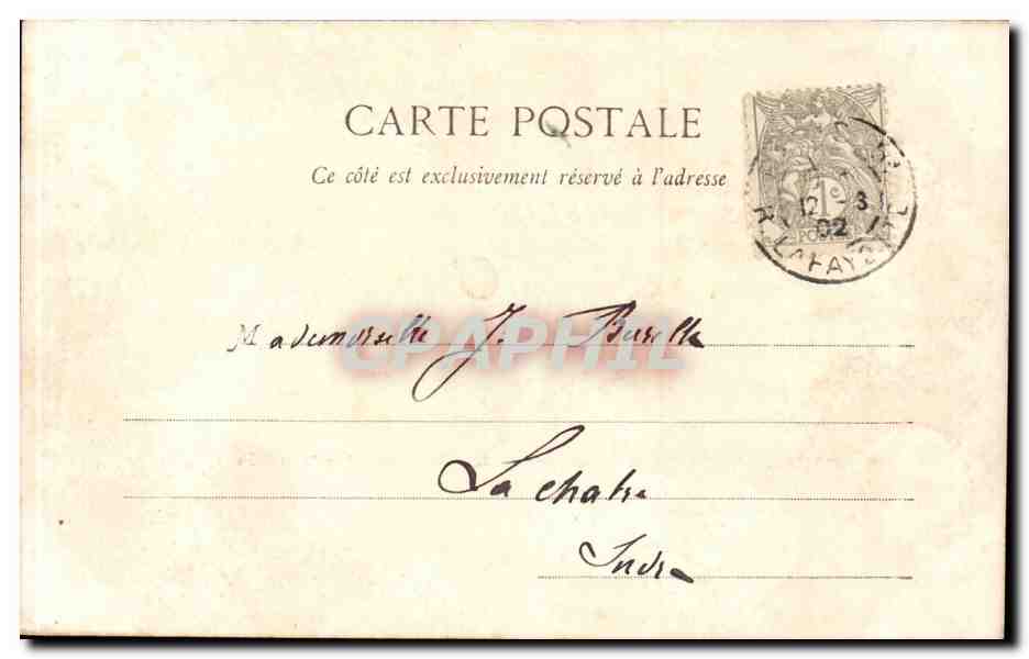 Paris CPA Pont de la Concorde Chambre des deputes — Rückseite