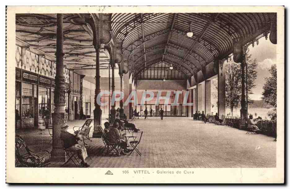 Vittel CPa Galeries de Cure