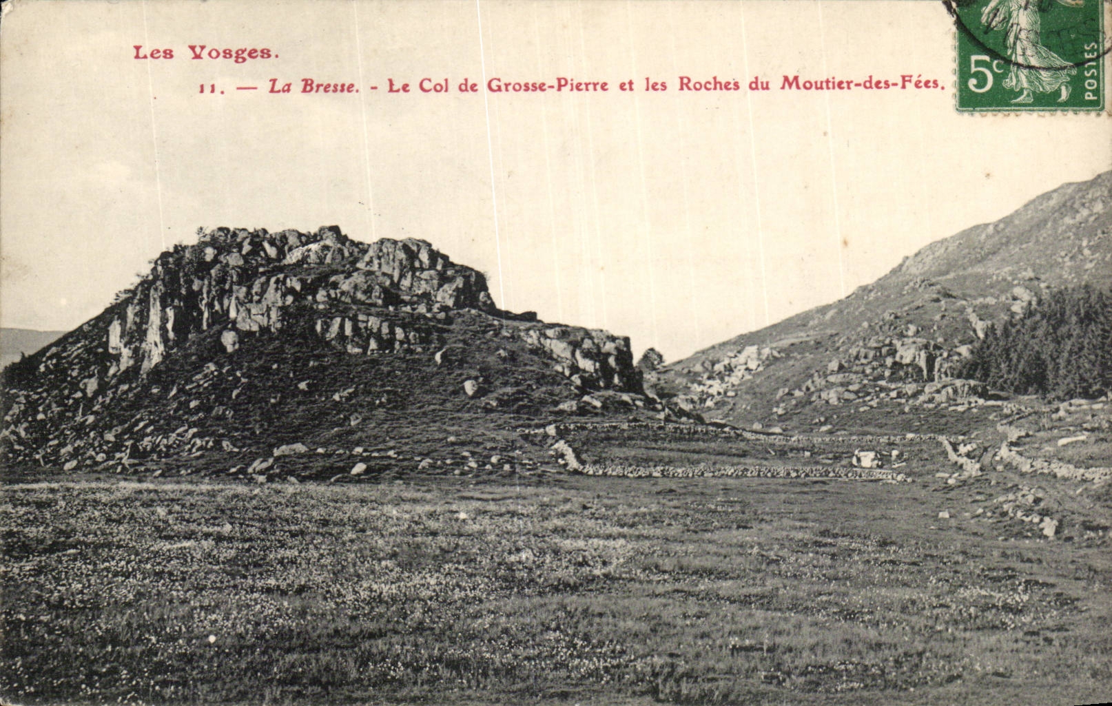 La Bresse CPA Le col de GRosse pierr et les roches de Moutier des Fees